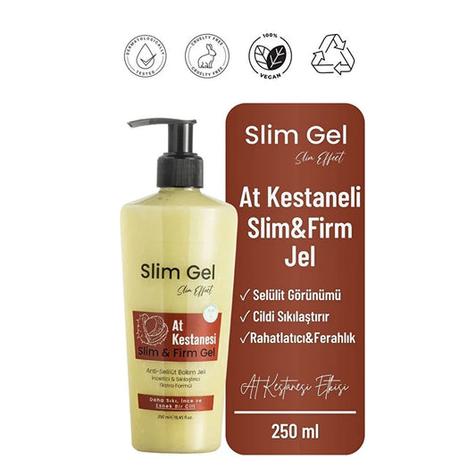 SLİM GEL AT KESTANELİ Sıkılaştırıcı–Selülit Karşıtı