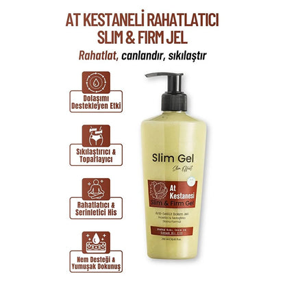 SLİM GEL AT KESTANELİ Sıkılaştırıcı–Selülit Karşıtı