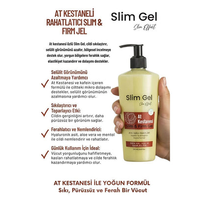 SLİM GEL AT KESTANELİ Sıkılaştırıcı–Selülit Karşıtı