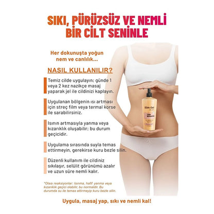 SLİM GEL - Selülit & Çatlak Karşıtı Sıkılaştırıcı Jel