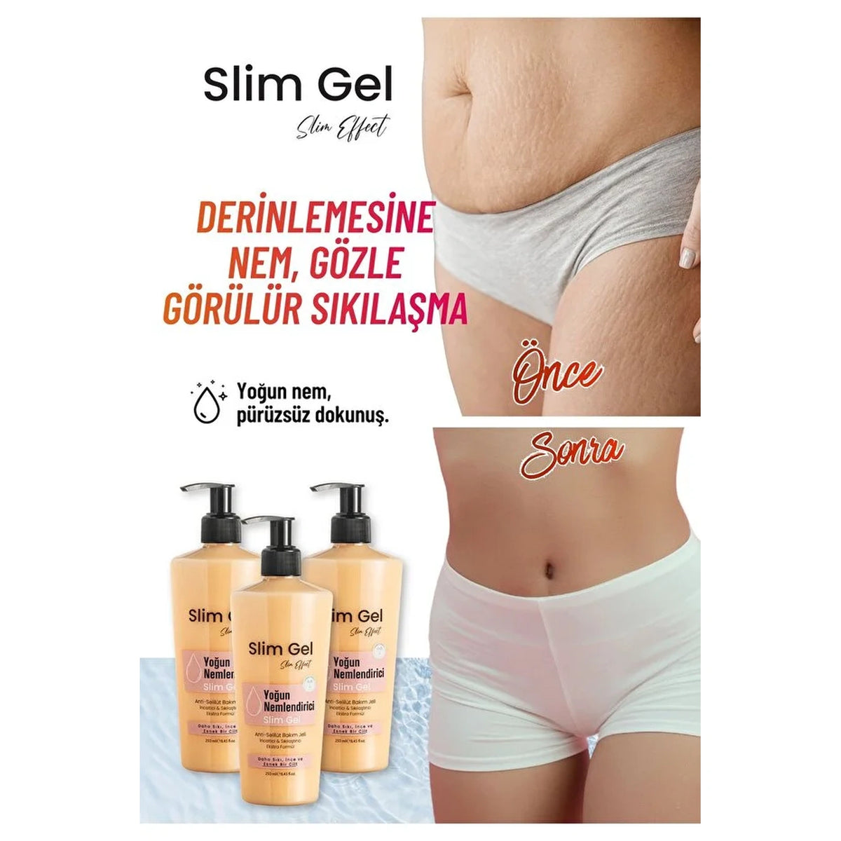 SLİM GEL - Selülit & Çatlak Karşıtı Sıkılaştırıcı Jel
